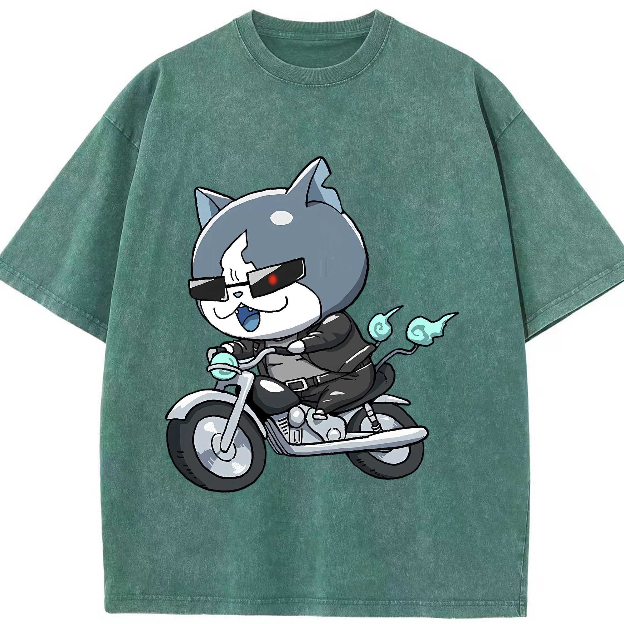 （画像用） 妖怪ウォッチ Yo-kai Watch 綿100% ヴィンテージ風 半袖Tシャツ（フロントプリント）